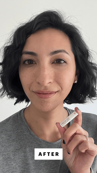 Pai after applying the Freck OG